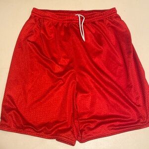 Red Athletic Men's Shorts